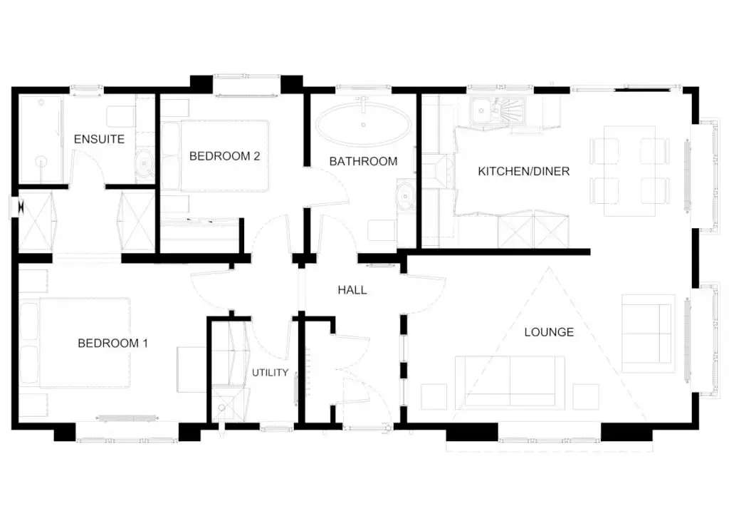 Floorplan for Kelmarsh Platinum