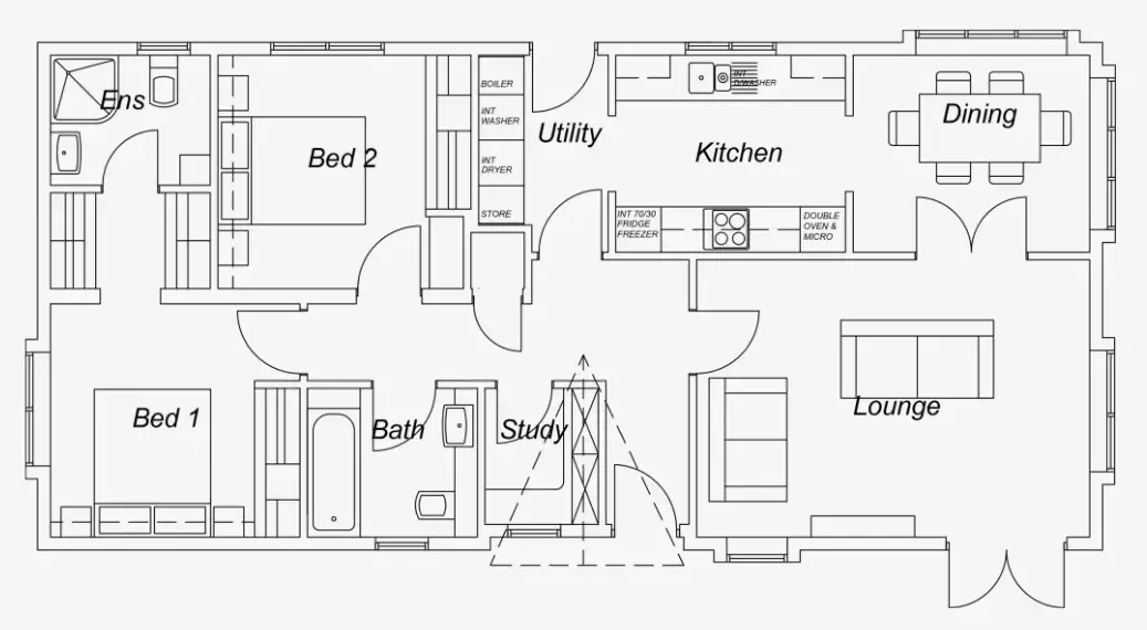 Floorplan for Clarendon