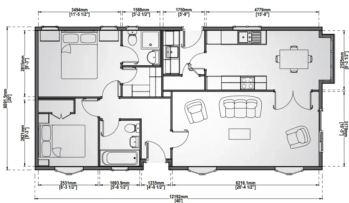 Floorplan for Goodwood