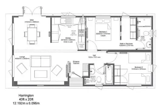 Floorplan for Harrington