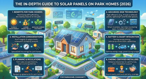 Solar Panels on Park Homes