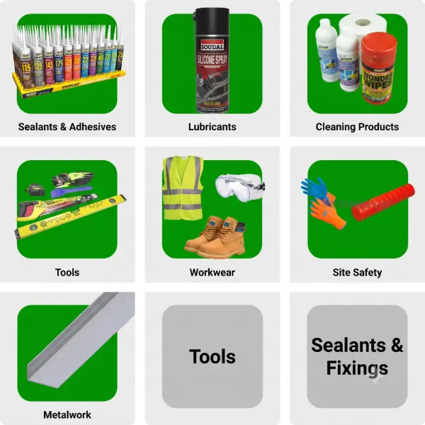 Sealants Tools and Fixings